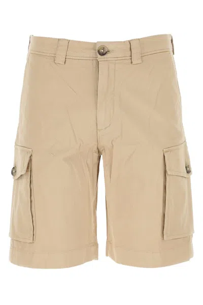 Woolrich Beige Stretch Cotton Bermuda Shorts