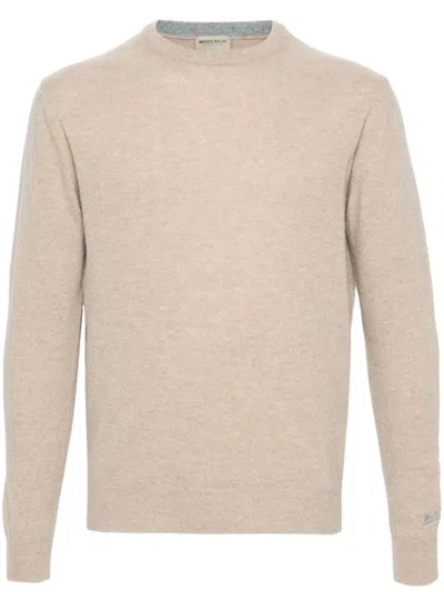 Woolrich Beige Wool Sweater In Nude