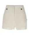 Woolrich Belt Loop Shorts In White