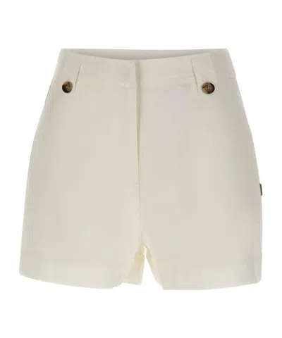 Woolrich Belt Loop Shorts In White