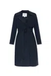 WOOLRICH BELTED BUTTON-UP TRENCH COAT