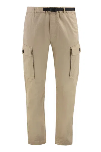 WOOLRICH WOOLRICH BELTED COTTON CARGO-TROUSERS