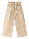 Woolrich Belted Pleated Trousers In Neutral