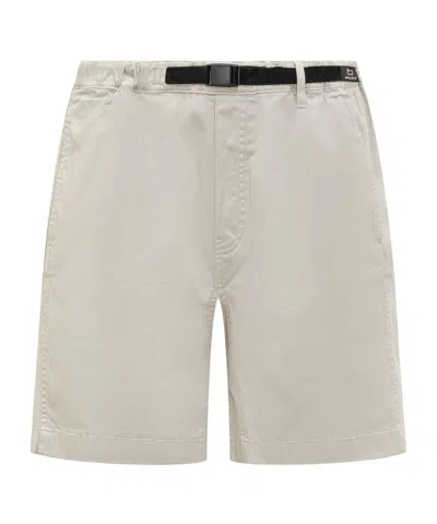 WOOLRICH WOOLRICH BELTED-WAIST BERMUDA SHORTS