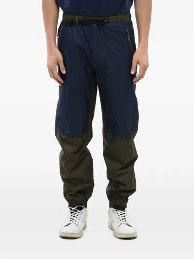 Woolrich Belted Trousers In Blue