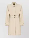 Woolrich Belted Waist Trench Coat In Neutral
