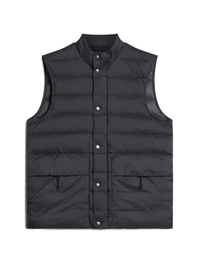 Woolrich Bering Quilted Down Vest In Blue