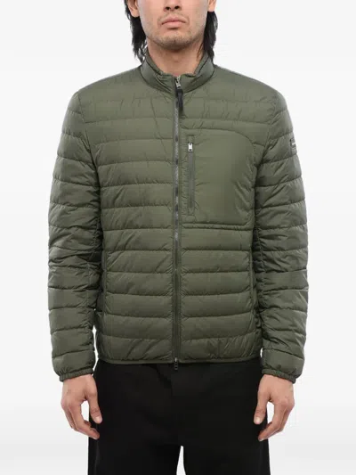 Woolrich Bering Quilted Puffer Jacket In Green