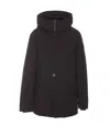 Woolrich Arctic Stretch Down Parka In Black