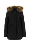 Woolrich Arctic Raccoon Parka Clothing In Black