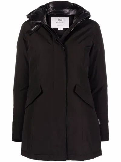 WOOLRICH BLACK ARCTIC PARKA JACKETS