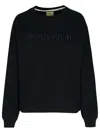 Woolrich 'embroidered Logo Crewneck In Black