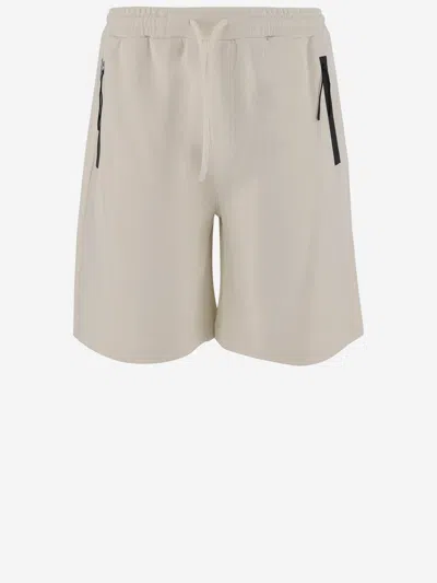 Woolrich Black Label Cotton Blend Short Pants In White