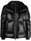 Woolrich Nylon Down Jacket In Black