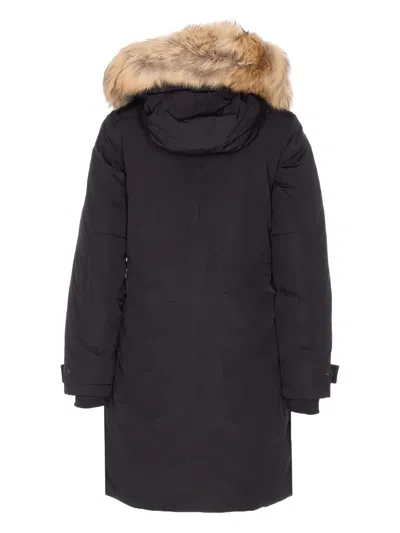 Woolrich Black Polyamide Casual Coat