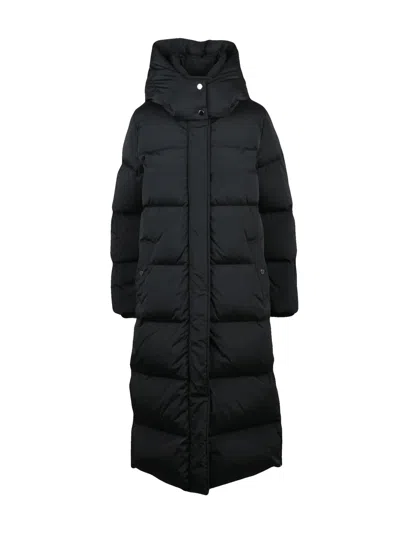 Woolrich Black Polyamide Quilted Down Jacket