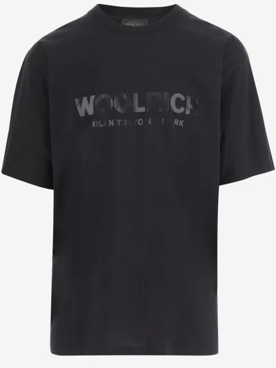 Woolrich Black Roundneck Logo T-shirt