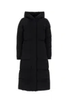 Woolrich Black Stretch Polyester Down Jacket In Black