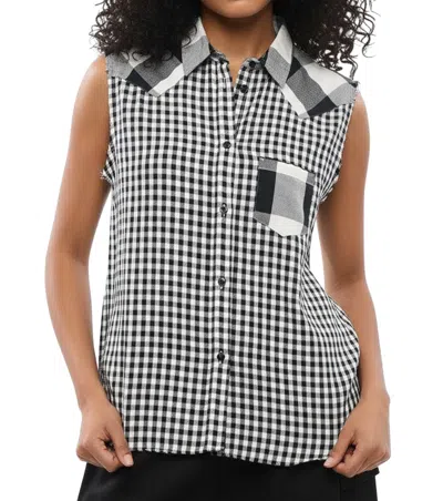 Woolrich Blackwhite Regular Gingham Shirt
