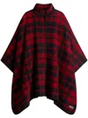 Woolrich Blanket Cape In 红色