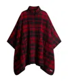 Woolrich Blanket Cape In Black