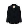 Woolrich Long-sleeved Suit Jacket In Brown