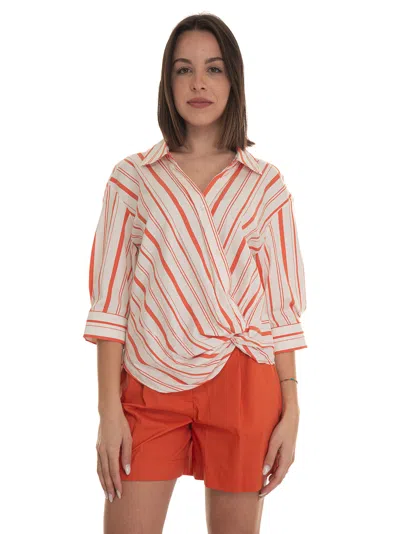 Woolrich Blouse In Coral Red