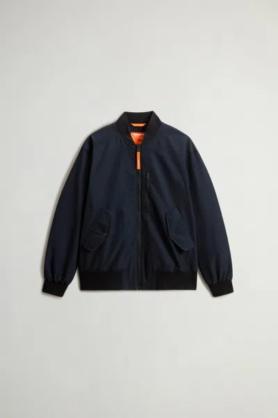 Woolrich Kids' Blue Baby Bomber Jacket