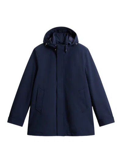 Woolrich Blue Chesterfield Parka