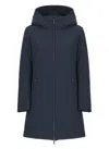 Woolrich Firth Hooded Cotton Suit In Blue