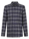 Woolrich Long Sleeve Check Pattern Button-down Shirt In Blue