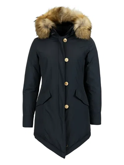 Woolrich Blue Polyamide Casual Coat