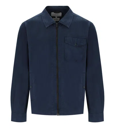 WOOLRICH BLUE SHIRT-STYLE JACKET