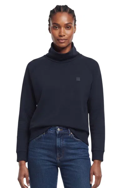 Woolrich Blue Solid Turtle Neck Sweater