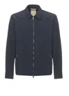 Woolrich City Timber Jacket Collared Buttoned Cuffs Pockets In Black
