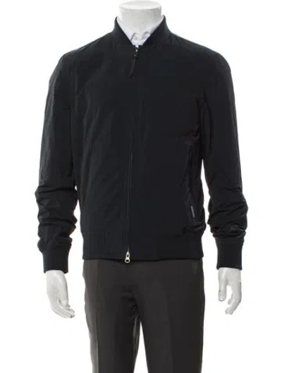 Pre-owned Woolrich Bomber Jacket In Gray