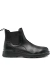 Woolrich Elasticated-panel Boots In Black
