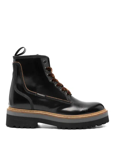 WOOLRICH BOTAS - NEGRO