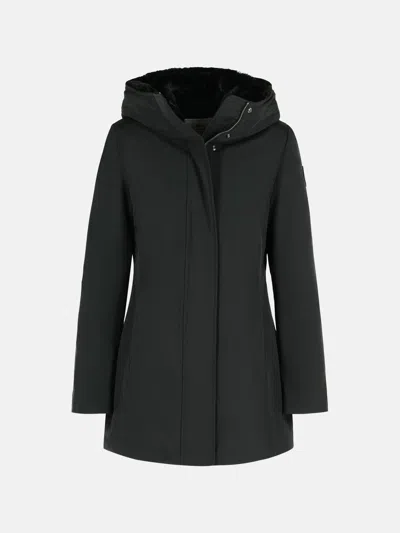 Woolrich 'boulder' Black Cotton Blend Parka