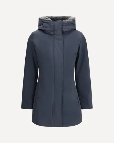 Woolrich Boulder Down Jacket In Blue