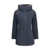 Woolrich Boulder Down Jacket In Blue