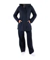 Woolrich Boulder Faux Fur Parka In Black
