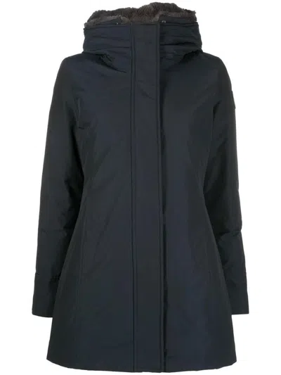 Woolrich Boulder Parka Coat With Padded Design In Black