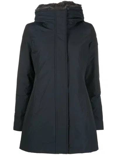 Woolrich Boulder Parka Coat In Blue