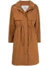 Woolrich Briar Long-length Parka In Brown