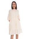 WOOLRICH BRODERIE ANGLAISE OVER DRESS LACE DRESS