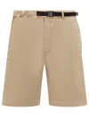 Woolrich Brown Solid Shorts In Brown