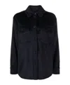 Woolrich Brushed-effect Button-down Overshirt