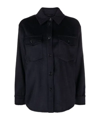 Woolrich Brushed-effect Button-down Overshirt