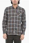 Woolrich Buffalo Check Button Down Shirt With Breast Pocket In Multi